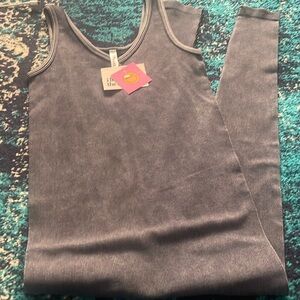 NWT Dressed in LALA full body suit S/M